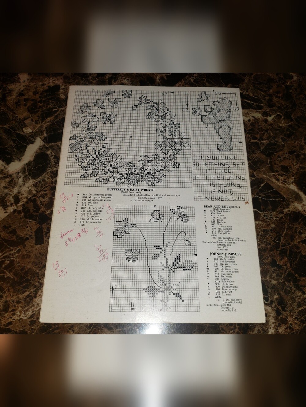 Butterfly Cross-Stitch Lot Of Six (6) - Picture 7 of 13